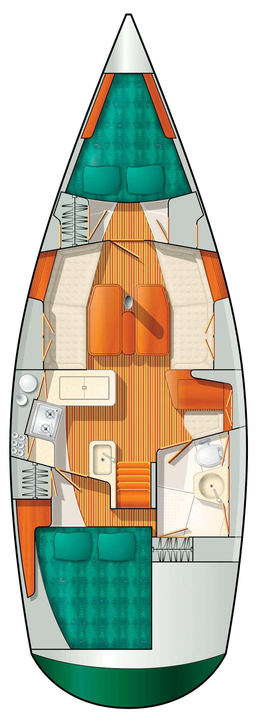 Ausail Marine Group - Tartan 3400 Yacht