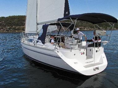 Catalina 355 Test Sail - Stern