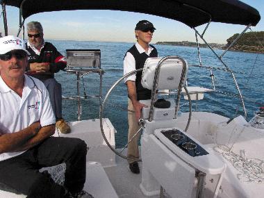 Catalina 355 Test Sail - Cockpit